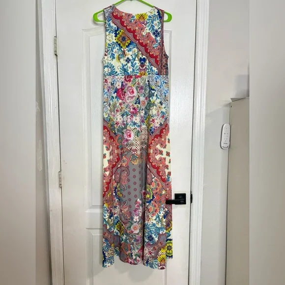 Johnny Was Maxi Tank Top Dress Paisley M - Picture 5 of 5